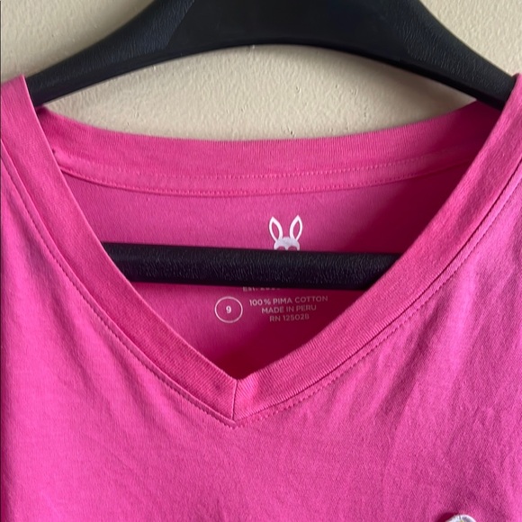Psycho Bunny Pink Cotton Tee - Picture 3 of 8